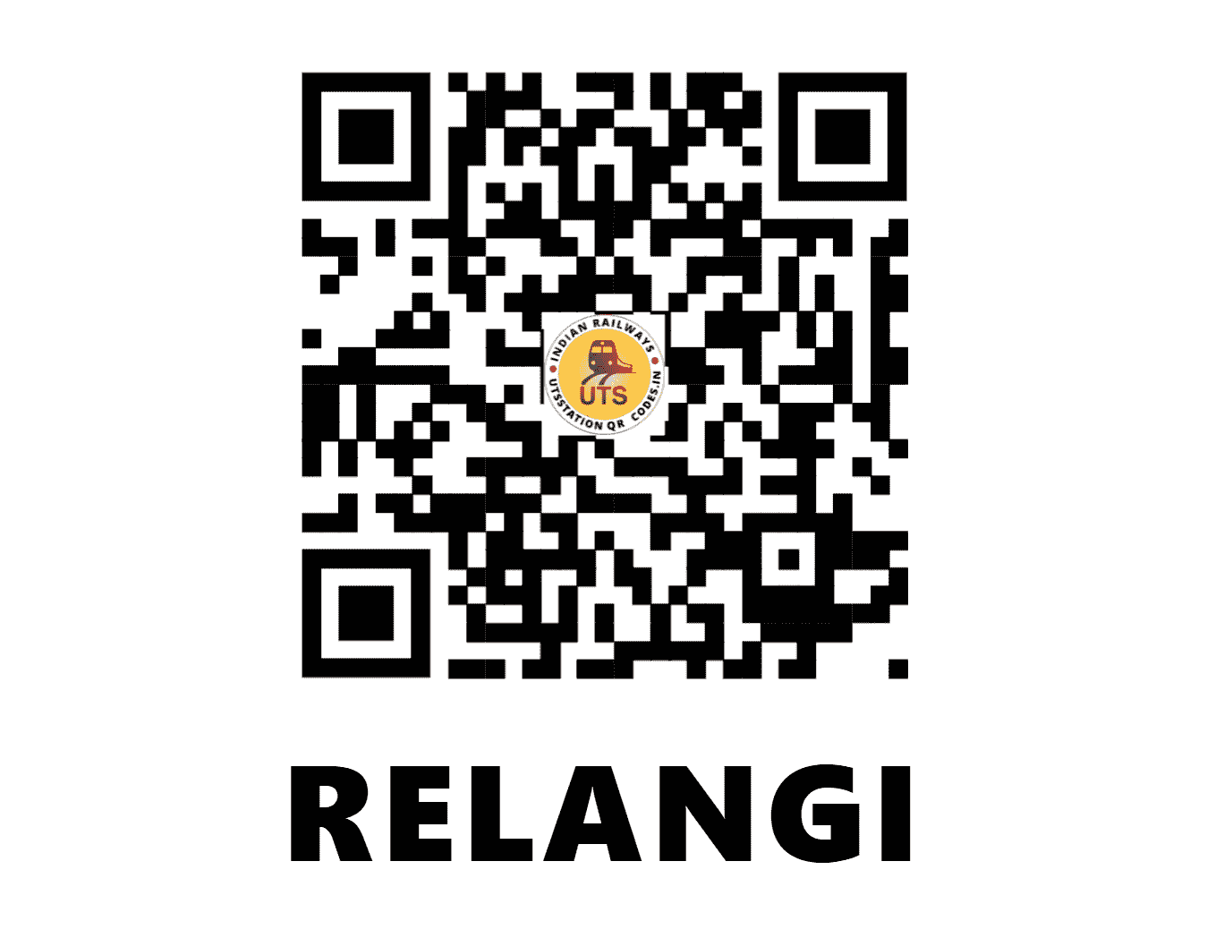 UTS QR Code for RELANGI - RLG (SC - ANDHRA PRADESH)